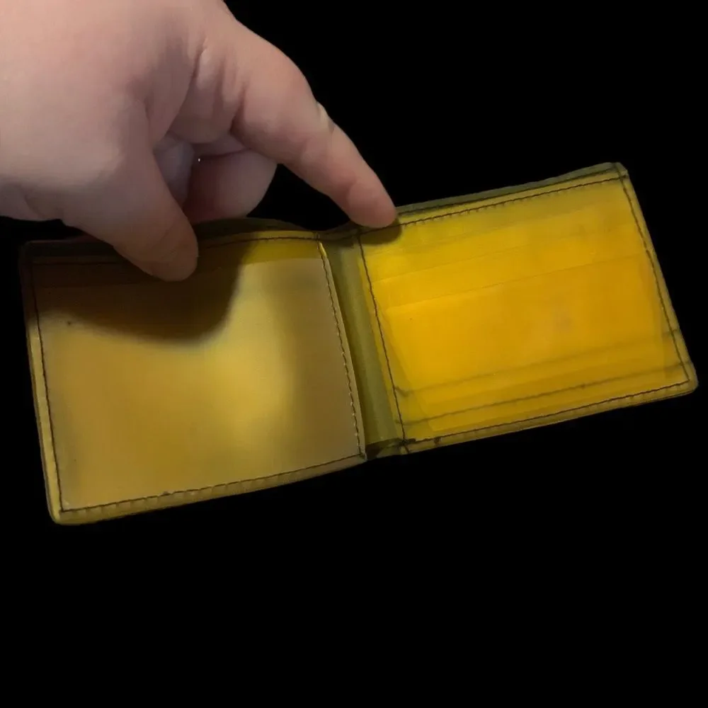 Men's Batman Wallet in Yellow and Black